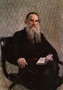 Ilya Repin Portrait of Leo Tolstoy oil painting on canvas